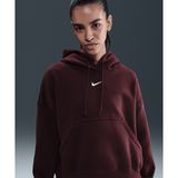 Nike Sportswear Phoenix Fleece Over-Oversized Pullover Hoodie Kadın Bordo Sweatshirt - DQ5858-652