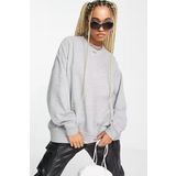 Nike Sportswear Phoenix Fleece Oversize Kesim Gri Kadın Sweatshirt