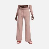 Nike Sportswear Phoenix Plush Yüksek Belli Wide-Leg Cozy Fleece Geniş Paça Polarlı Kadın Eşofman Altı FN3622-208 - Kahverengi