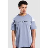 Nike Sportswear Shox NZ Loose Fit Mens Tee Bol Kesim Bisiklet Yaka Pamuklu Erkek Tişört Mavi