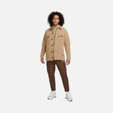 Nike Sportswear Sport Utility Sherpa Full-Length Button Erkek Ceket DZ5437 - 0-Kahverengi - XL