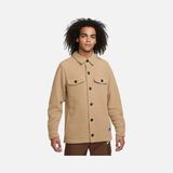 Nike Sportswear Sport Utility Sherpa Full-Length Button Erkek CEKET-DZ5437-258 - 758 Kahverengi