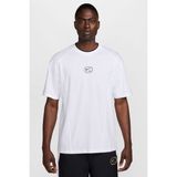 Nike Sportswear Swoosh Air Logo Short-Sleeve Erkek TIŞÖRT-HM0182-100-TANEMSPORT - 001-Beyaz