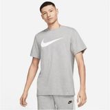 Nike Sportswear Swoosh Erkek T-Shirt DX1983-063 - L - Gri