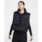Nike Sportswear Swoosh Seri Oversıze Down Kadın Yelek-Sportxstore - Siyah