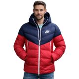 Nike Sportswear Synthetic Down Spor Jacket Erkek Suitici Şişme Spor Ceket Mavi Kırmızı
