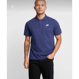 Nike Sportswear Tam Kalıp Polo Yaka Lacivert Erkek T-Shirt CN8764-410