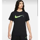 Nike Sportswear Tam Kalıp Siyah Erkek T-Shirt DO0012-010
