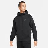 Nike Sportswear Tech Essentials Erkek Siyah Tam Fermuarlı Kapüşonlu Üst