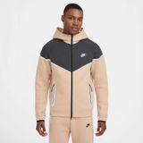 Nike Sportswear Tech Fleece Erkek Bej Sweatshirt (REFLEKTÖRLÜ)
