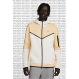 Nike Sportswear Tech Fleece Full Zip Hoodie Fermuarlı Kapüşonlu Sweatshirt Bej