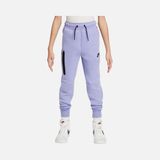 Nike Sportswear Tech Fleece SS25 (Girls') Kız Çocuk Eşofman Altı - HV8698-533 - 12 - 14 Yaş - Mor