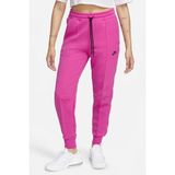 Nike Sportswear Tech Fleece Standart Fit Mid Rise Jogger Kadın Eşofman Altı Fuşya