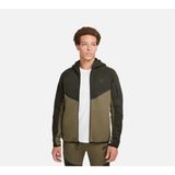 Nike Sportswear Tech Fleece Windrunner SS25 Full-Zip Hoodie Erkek Sweatshirt-Sportxoutlet - Haki