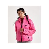 Nike Sportswear Therma-Fit Repel Synthetic-Fill Full-Zip Hoodie Kadın Mont, Pembe, S Beden