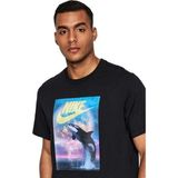 Nike Sportswear Whale Futura Photo Short-Sleeve Erkek TIŞÖRT-DN5196-010 - Siyah