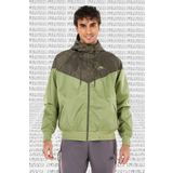 Nike Sportswear Windrunner Jacket Blue Green Kapüşonlu Erkek Ceketi Yeşil Haki