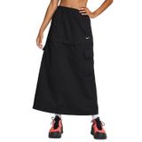 Nike Sportswear Woven Cargo 2n 1 Loose Fit Midi Skirt Kadın Bol Kesim Dokuma Kargo Uzun ve Mini Etek