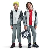 Nike Sportswear Woven Full-Zip Çocuk Gri Günlük Stil Eşofman Takımı HQ9314-084