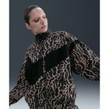 Nike Sportswear Woven Printed Jacket Kadın Siyah Ceket - IB7263-010-S