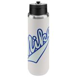 Nike Stainless Steel Recharge Straw Bottle 24 Oz Unisex Beyaz Çelik Antrenman Suluk N.101.3812.110.24