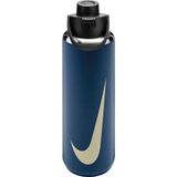Nike Stainless Steel Recharge Straw Bottle 32 Oz Unisex Mavi Antrenman Suluk N.101.3800.487.32
