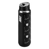 Nike Stainless Stell Recharge Straw Bottle Graphic Matara 700 ml Siyah