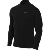 Nike Stride Dri-Fit Midlayer Koşu Üstü, Yarım Fermuarlı, Erkekler için, Siyah/Reflektörlü Silv, HV2180-010, L