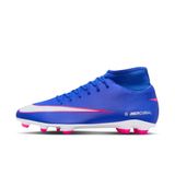 Nike Superfly 10 Club FG/MG - Erkek (Yarış Mavisi/Beyaz), Racer Mavi/Beyaz, 9