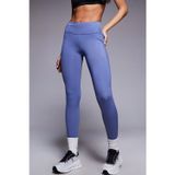 Nike Swift Dri Fit High Rise 7/8 Running Leggings With Pockets Kadın 3 Cepli Antrenman Koşu Taytı Mavi