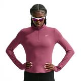 Nike Swift Dri-Fit Uv Half-Zip Kadın Pembe Koşu T-Shirt HQ0499-654