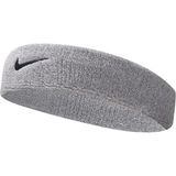 Nike Swoosh Havlu Saç Bandı Pamuklu Yapısıyla Spor Kullanım İçin Tekli - Gri