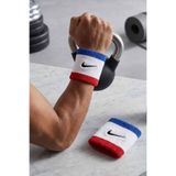 Nike Swoosh Sporcu Bilekliği - 2'li Paket Çift Yönlü Havlu Ter Bandı, Tenis, Fitness, Crossfit ve Koşu Bilekliği (Çok Renkli)