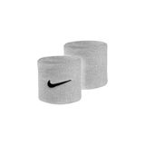 Nike Swoosh Unisex (2'li Paket 1 Çift) Tenis/Badminton Sweat Bileklikleri Serbest Beden Beyaz
