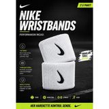 Nike Swoosh Wristbands 2 Unisex Beyaz Antrenman Havlu Bileklik