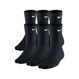 Nike SX5171010 Siyah 6'lı Futbol Çorap Seti