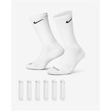 Nike SX6897-100 Beyaz Everyday Plus Cushion Crew 6P Günlük Stil Erkek Çorap