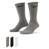 Nike SX7676-964 U Nk Everyday Ltwt Crew 3 Çift Erkek Antrenman Çorabı