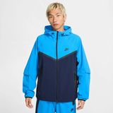 Nike Tech Erkek Dokuma Tam Fermuarlı Rüzgar Geçirmez Mavi Spor Ceket HV6514-451 - Mavi - Lacivert