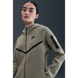 Nike Tech Fleece Full Zip Women Windrunner Hoodie Kapüşonlu Fermuarlı Kadın Sweatshirt Yeşil