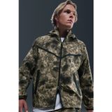 Nike Tech Fleece Wr Fz Camo Full Zip Hoodie Kapüşonlu Unisex Kamuflaj Sweatshirt