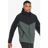 Nike Tech Windrunner Woven Full Zip Loose Fit Jacket Erkek Bol Kesim Paraşüt Kumaş Kapüşonlu Ceket Yeşil