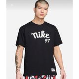 Nike Tee M90 Exp 2 Erkek Tişört FV8396-010 - S - Siyah