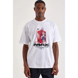 Nike Tee MAX90 Erkek Bol Kesim Beyaz Tişört