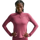 Nike Tempo Dri-Fit Half-Zip Kadın Pembe Koşu T-Shirt HV2852-654