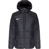 Nike Therma-Fıt Academy Pro Kadın Mont DJ6322-010 Uzun Kol Midi Kesim Siyah Düz Desenli - XS