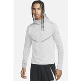 Nike Therma Fit Adv Run Division Pnncle Mid Hoodie Kapüşonlu Reflektörlü Erkek Koşu Sweatshirt Gri