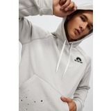 Nike Therma Fit Fleece Polar Top İçi Polarlı Erkek Sweatshirt Krem Beyaz