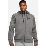 Nike Therma Fit Full Zip Hoodie Erkek Kapüşonlu Termal Fermuarlı Sweatshirt Antrasit