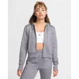 Nike Therma-FIT One FB5216-091 Tam Boy Fermuarlı Kadın Kapüşonlu Üst - Carbon Heather
